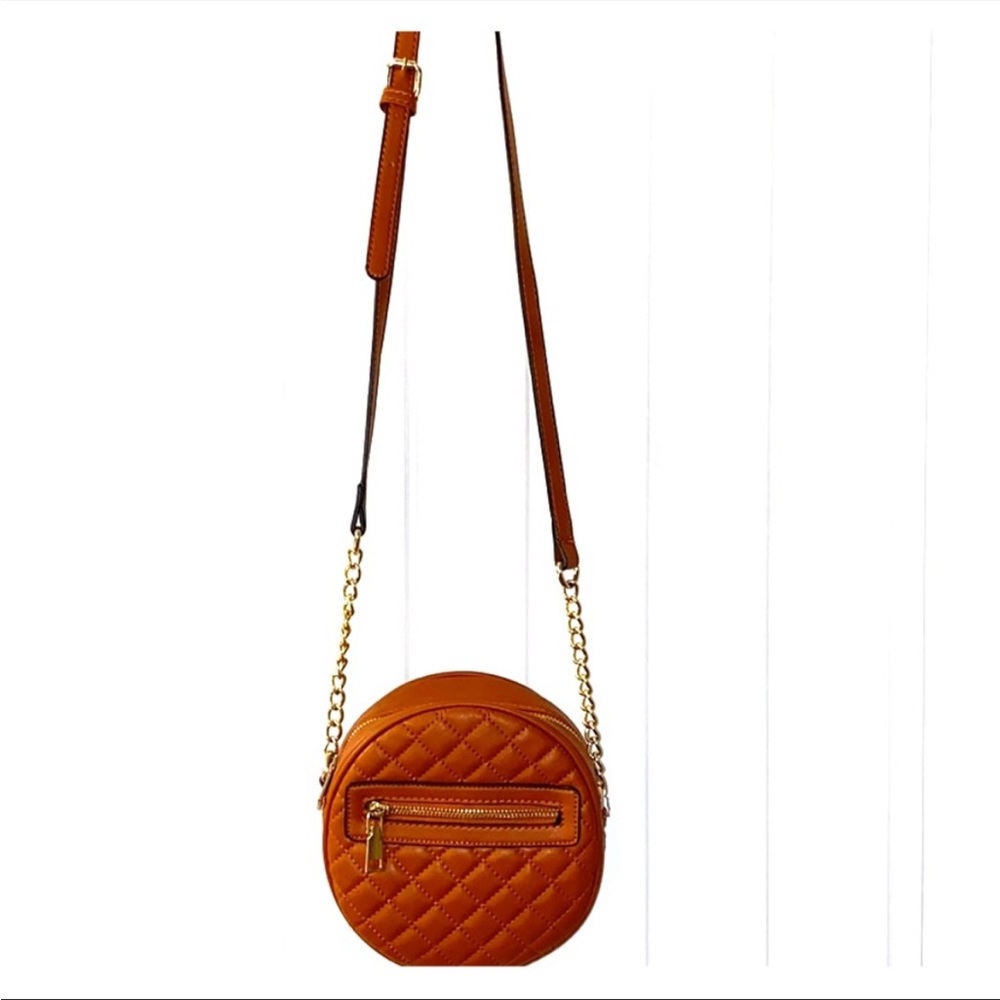 💜Brown Circle Crossbody Purse💜